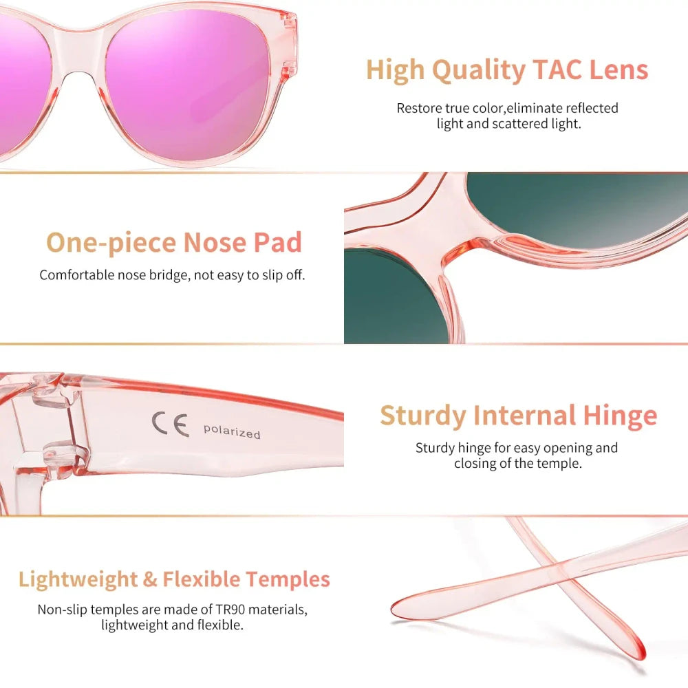 Polarized Fit Over Sunglasses for Prescription Glasses