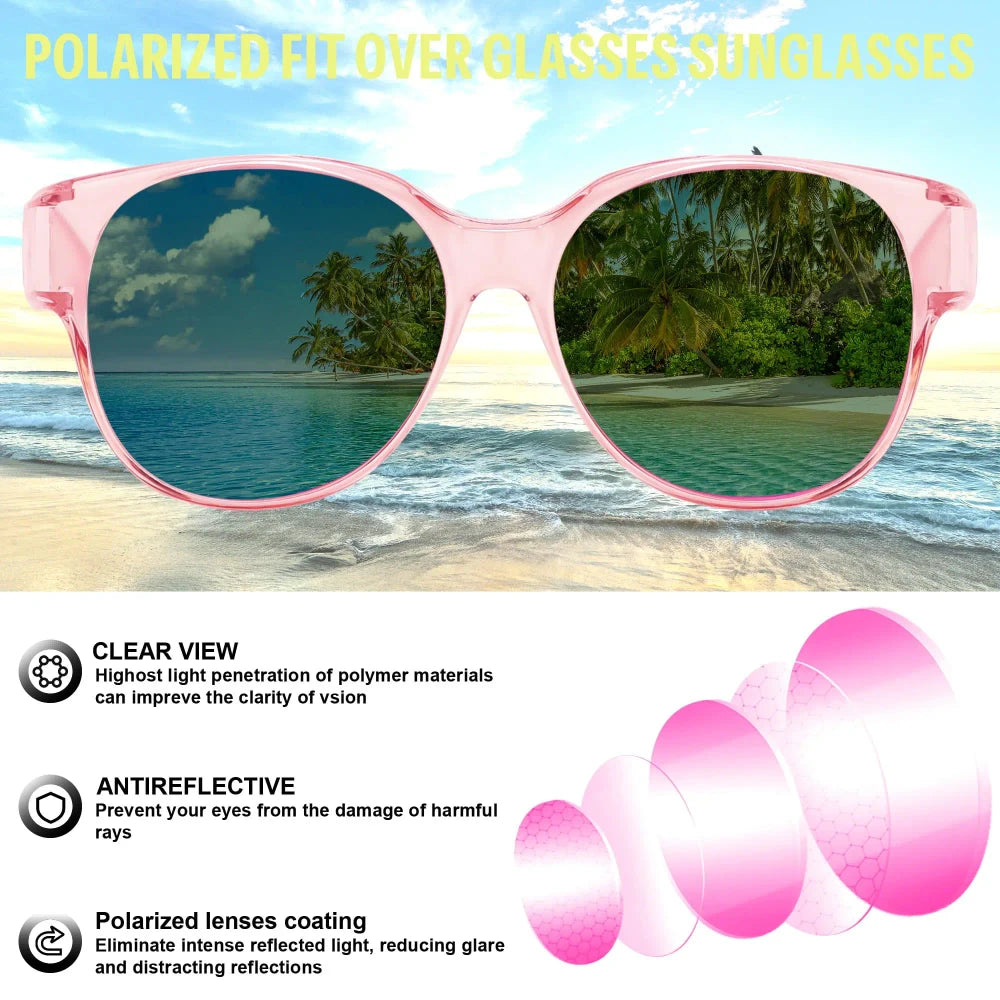 Polarized Fit Over Sunglasses for Prescription Glasses